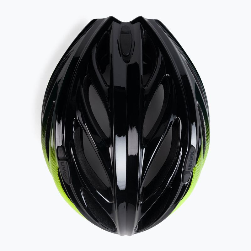 Kask rowerowy UVEX Boss Race black/lime anthracite 6