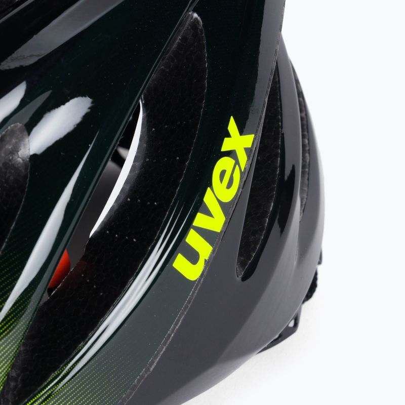 Kask rowerowy UVEX Boss Race black/lime anthracite 7
