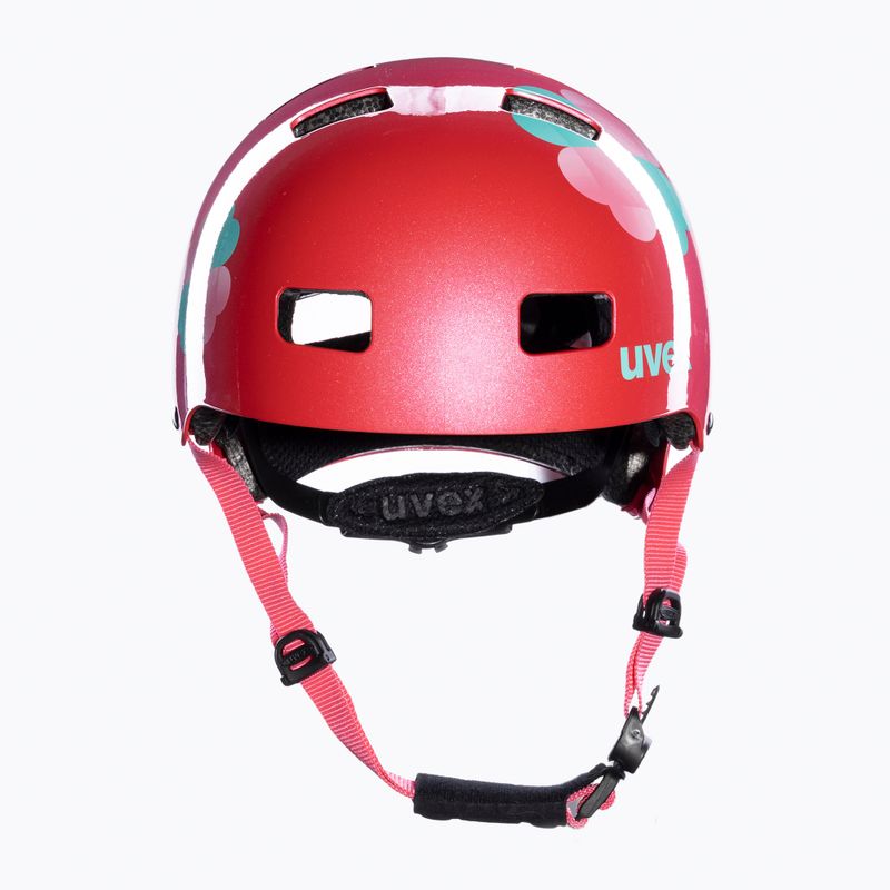 Kask dziecięcy UVEX Kid 3 pink flower 2