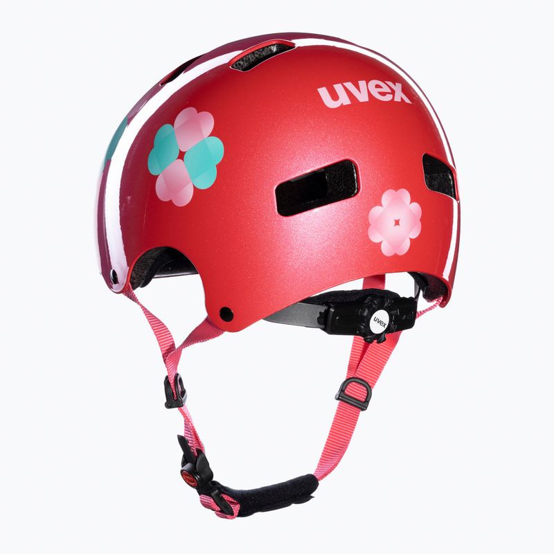 Kask dziecięcy UVEX Kid 3 pink flower 4