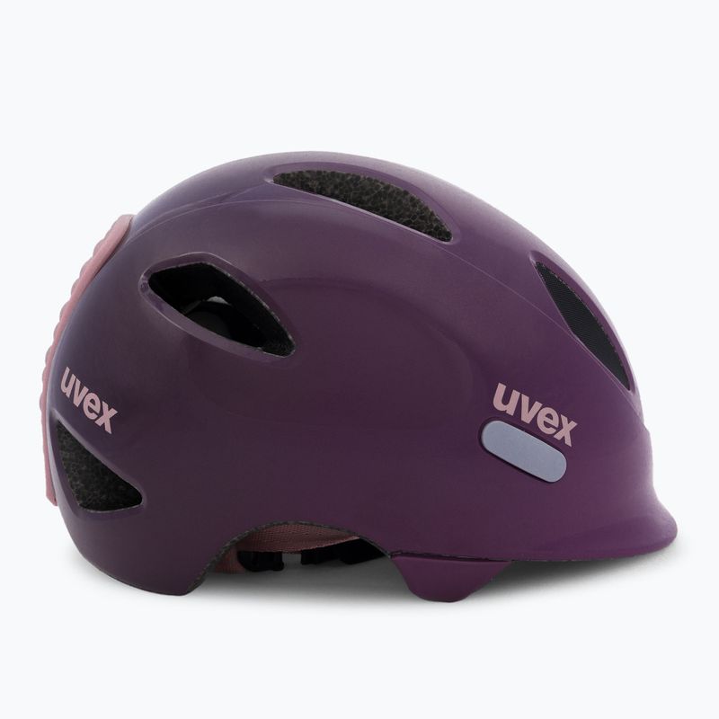 Kask rowerowy dziecięcy UVEX Oyo Jr plum/dust rose 3