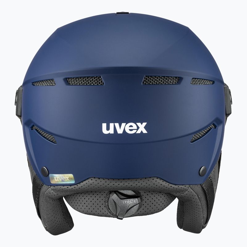Kask narciarski UVEX Instinct Visor navy matt/mirror silver/smoke 3