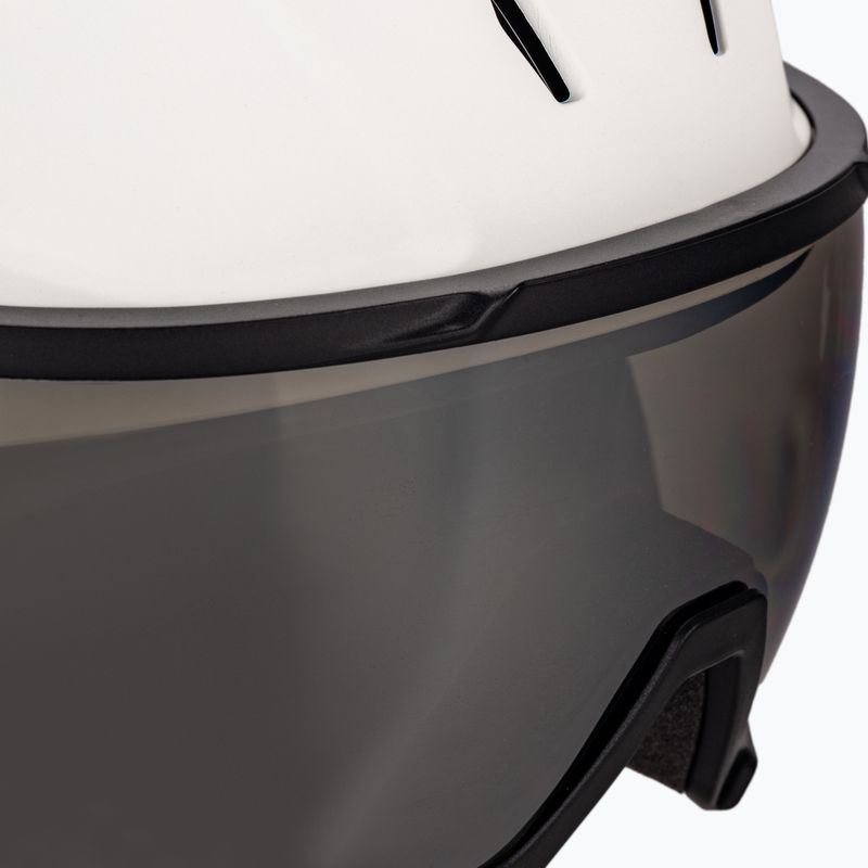 Kask narciarski UVEX Instinct Visor white/black matt/mirror silver/smoke 6