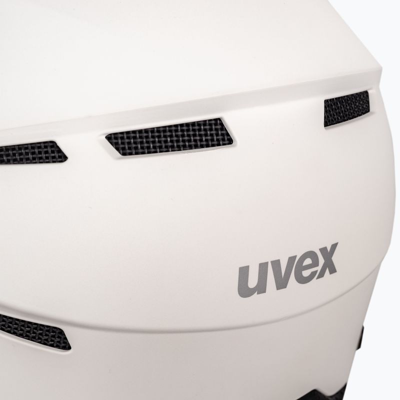 Kask narciarski UVEX Instinct Visor white/black matt/mirror silver/smoke 7
