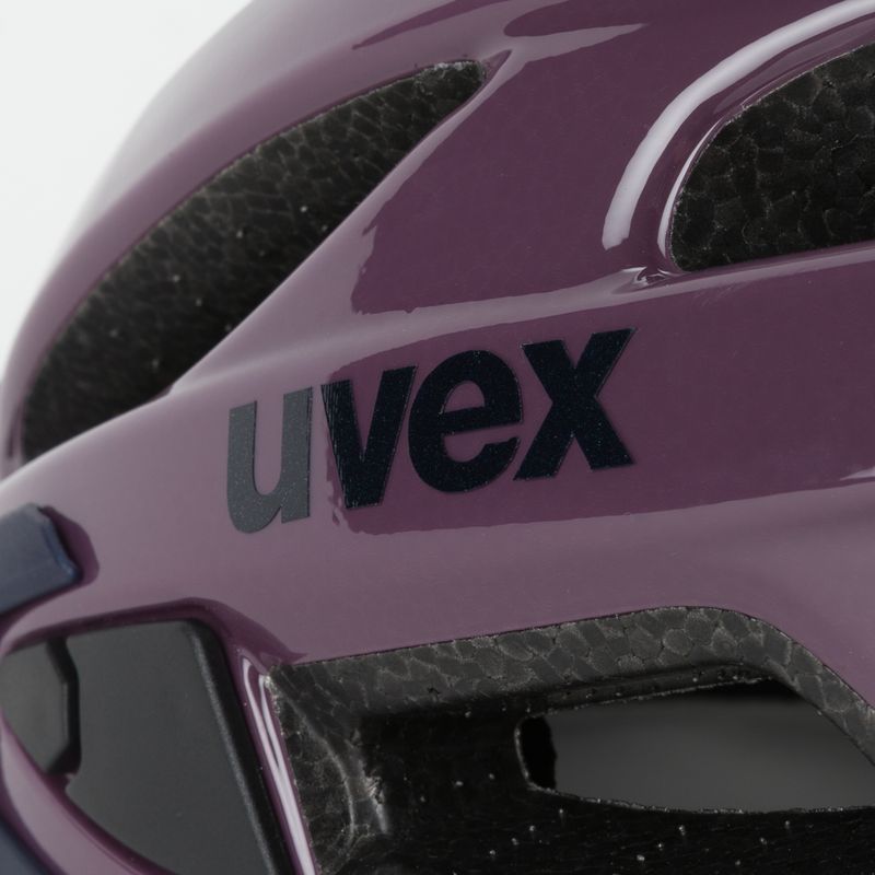 Kask rowerowy UVEX True plum deep space 7