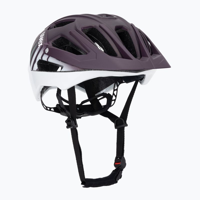 Kask rowerowy UVEX Quatro CC plum/white matt
