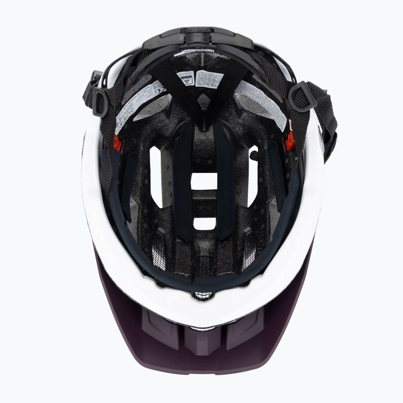 Kask rowerowy UVEX Quatro CC plum/white matt 5