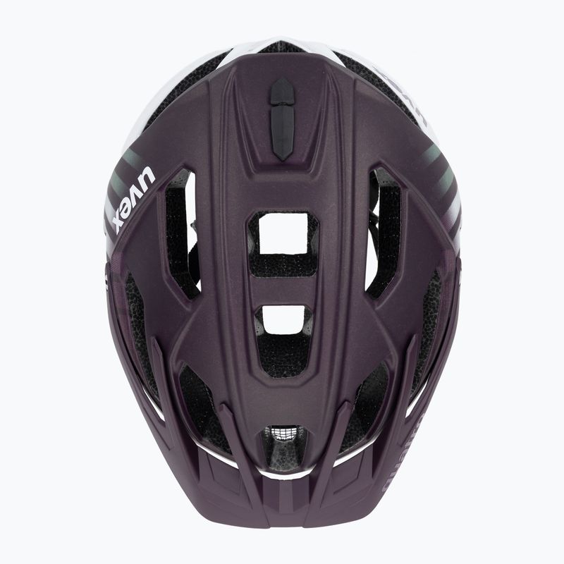 Kask rowerowy UVEX Quatro CC plum/white matt 6