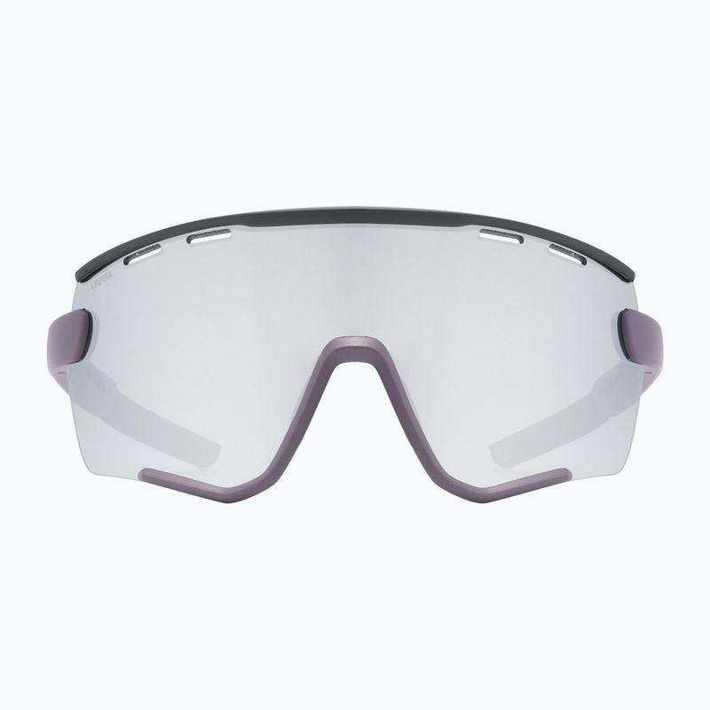 Okulary przeciwsłoneczne UVEX Sportstyle 236 Small Set plum black matt/mirror silver/clear 2