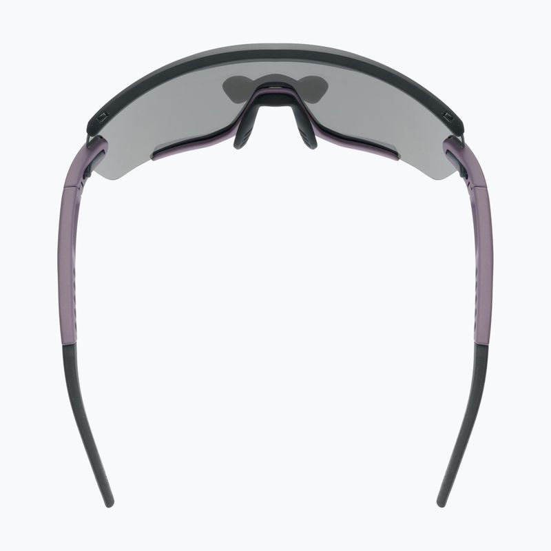 Okulary przeciwsłoneczne UVEX Sportstyle 236 Small Set plum black matt/mirror silver/clear 5