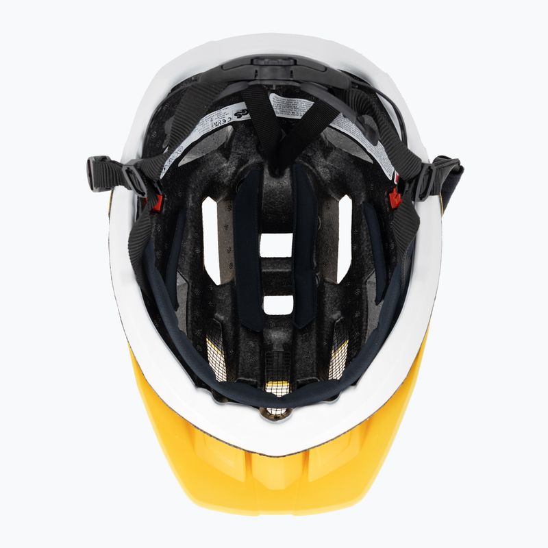 Kask rowerowy UVEX Quatro CC sunbee/white matt 5