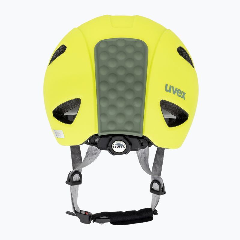 Kask rowerowy dziecięcy UVEX Oyo Jr neon yellow/moss green matt 3