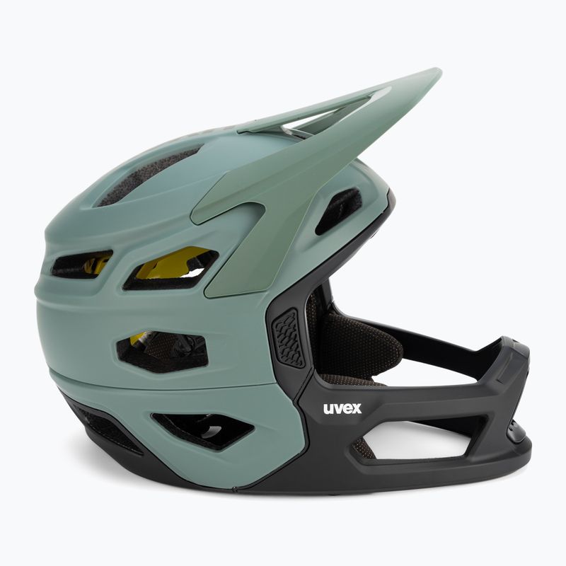Kask rowerowy UVEX Revolt MIPS moss green/black matt 3