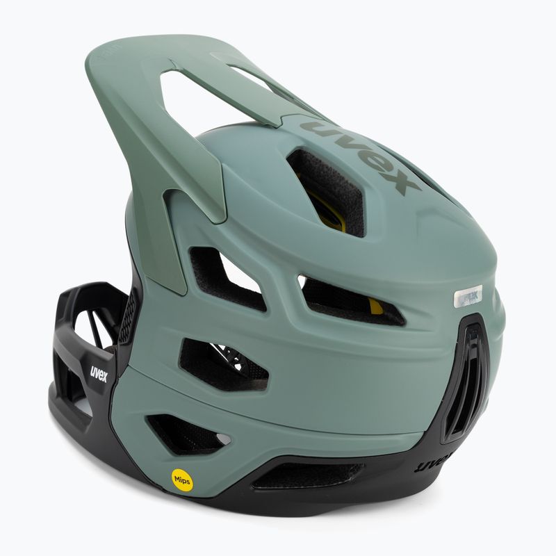 Kask rowerowy UVEX Revolt MIPS moss green/black matt 4