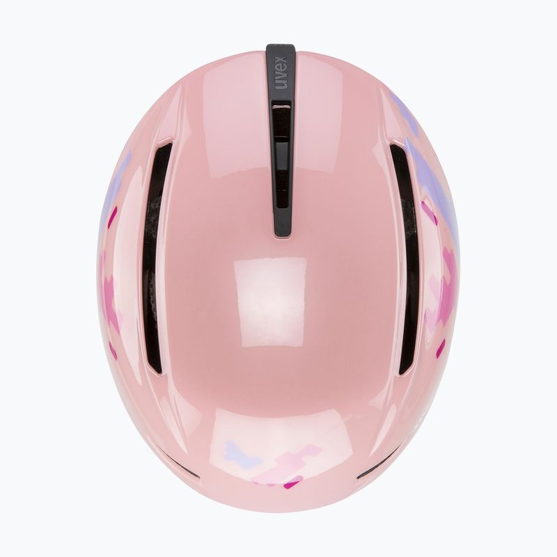 Kask narciarski dziecięcy UVEX Viti Jr pink puzzle 9