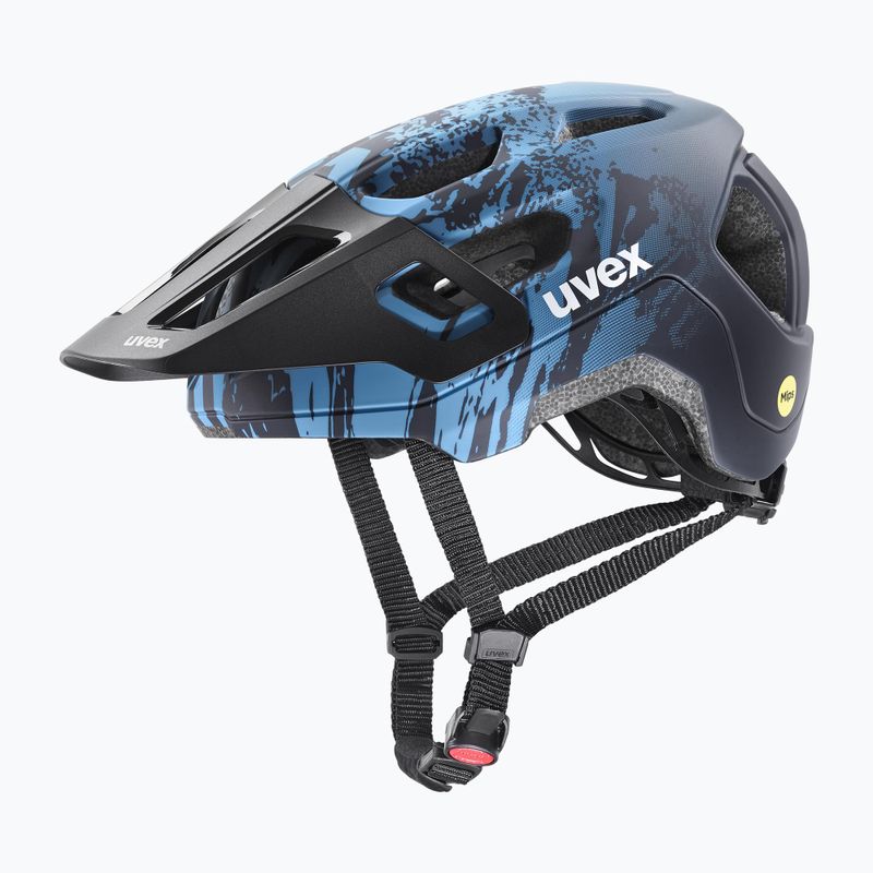 Kask rowerowy dziecięcy UVEX React MIPS Jr azure/deep space matt 6