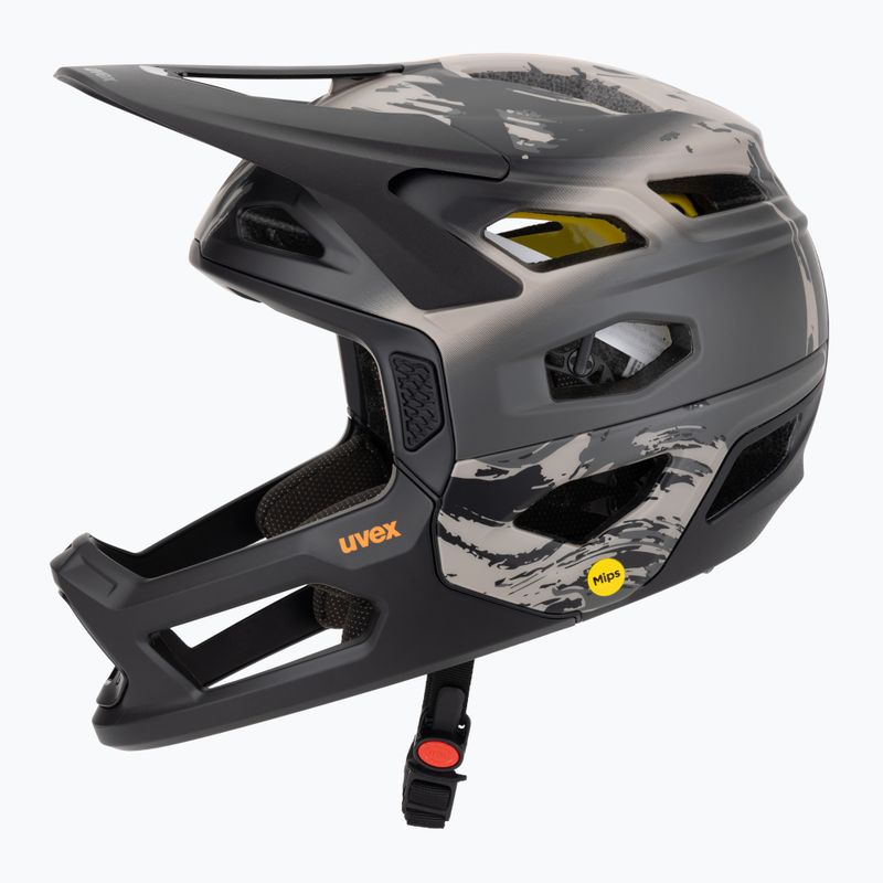 Kask rowerowy UVEX Revolt MIPS oak brown/orange matt 3