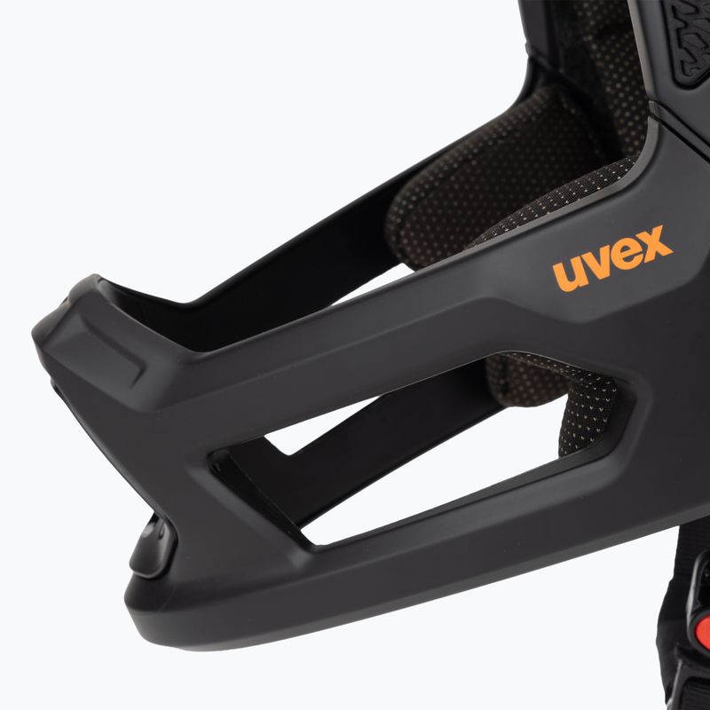 Kask rowerowy UVEX Revolt MIPS oak brown/orange matt 4