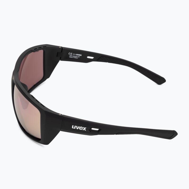Okulary przeciwsłoneczne UVEX Mtn Venture CV black matt/mirror pink 4