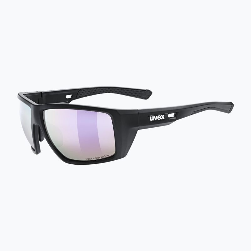 Okulary przeciwsłoneczne UVEX Mtn Venture CV black matt/mirror pink 5
