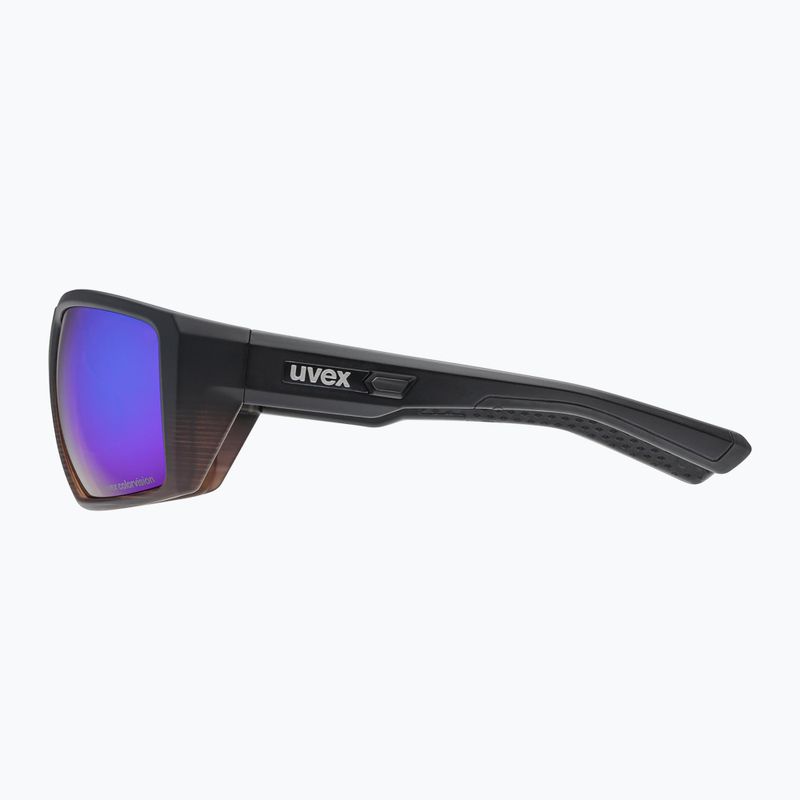 Okulary przeciwsłoneczne UVEX Mtn Venture CV black demi matt/mirror blue 4