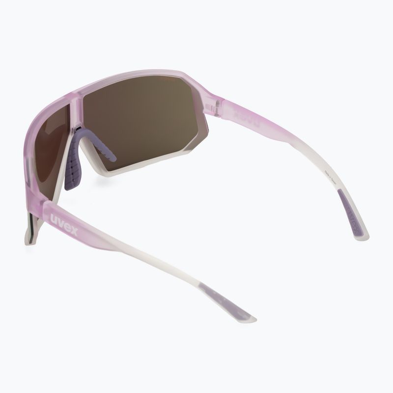 Okulary przeciwsłoneczne UVEX Sportstyle 237 purple fade/mirror purple 2