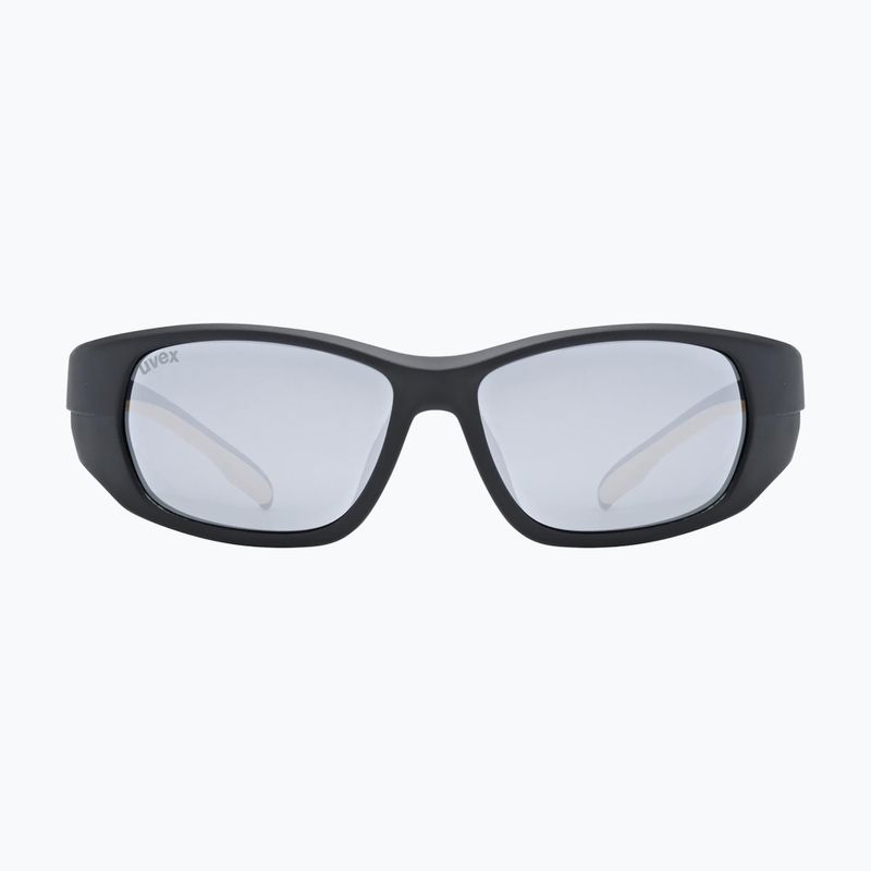 Okulary przeciwsłoneczne dziecięce UVEX Sportstyle 514 black matt/mirror silver 6