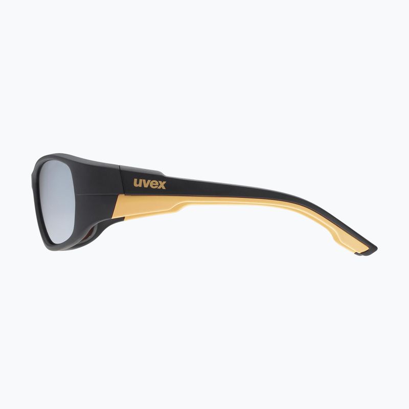 Okulary przeciwsłoneczne dziecięce UVEX Sportstyle 514 black matt/mirror silver 8