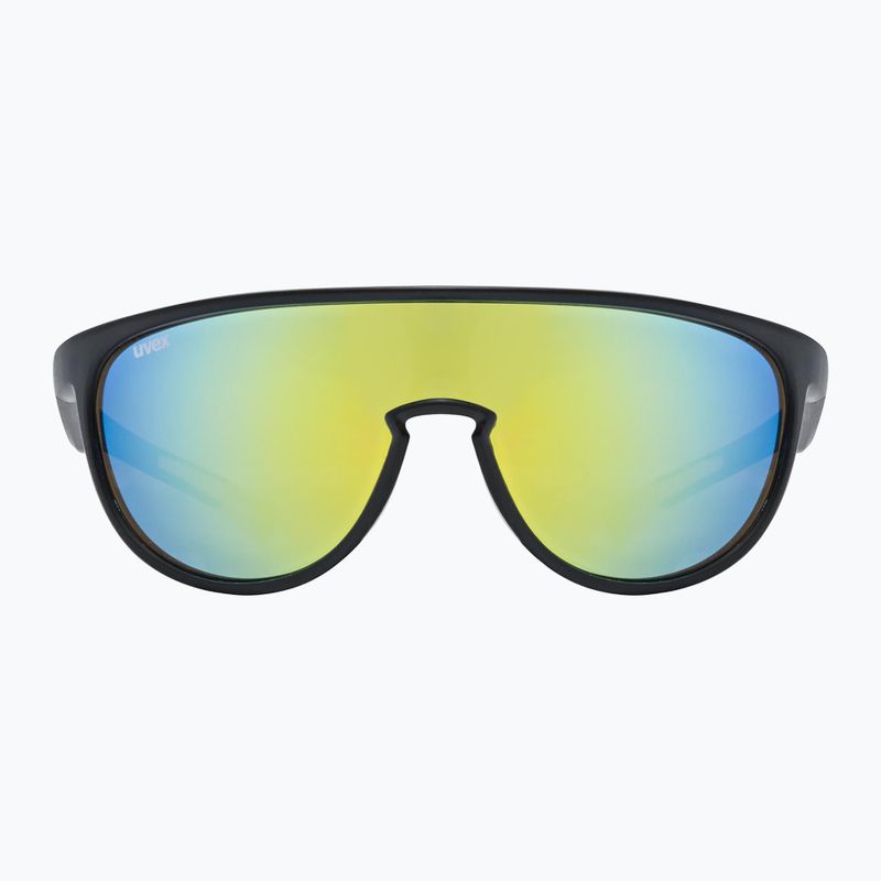 Okulary przeciwsłoneczne dziecięce UVEX Sportstyle 515 black matt/mirror yellow 6