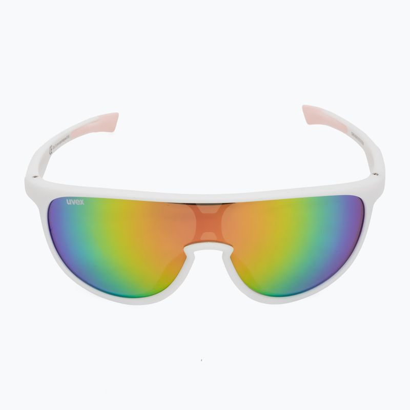 Okulary przeciwsłoneczne dziecięce UVEX Sportstyle 515 white matt/mirror pink 3