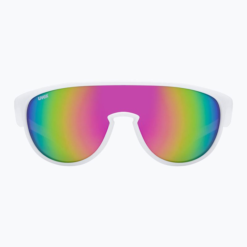 Okulary przeciwsłoneczne dziecięce UVEX Sportstyle 515 white matt/mirror pink 6