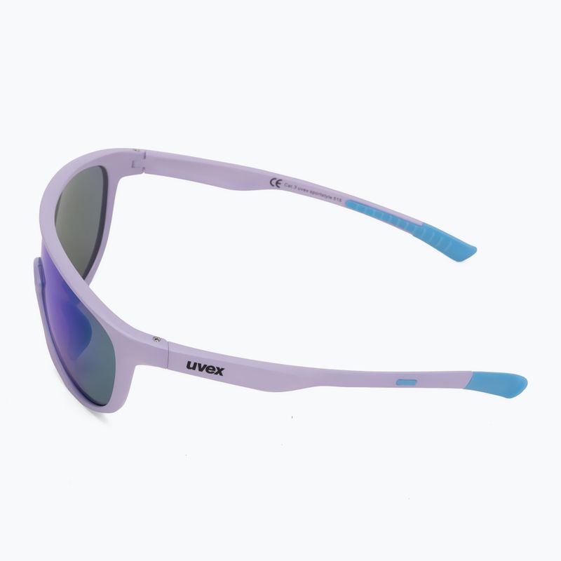 Okulary przeciwsłoneczne dziecięce UVEX Sportstyle 515 lavender matt/mirror blue 4