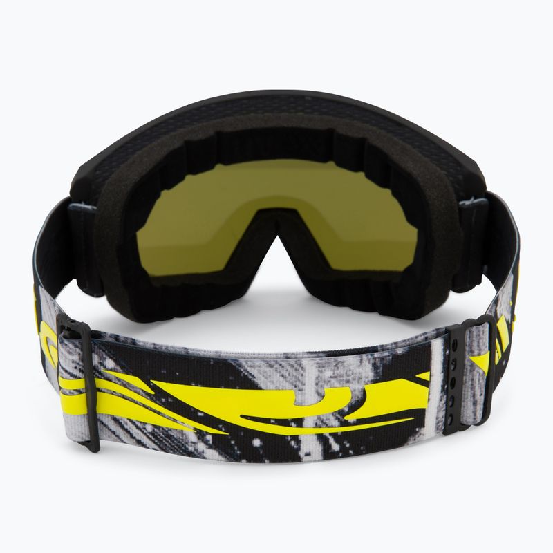 Gogle narciarskie UVEX Athletic CV black matt/mirror silver green 3