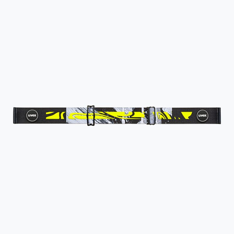 Gogle narciarskie UVEX Athletic CV black matt/mirror silver green 5