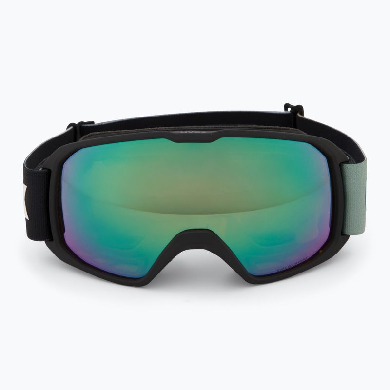 Gogle narciarskie UVEX Xcitd CV black matt/mirror opal yellow 2