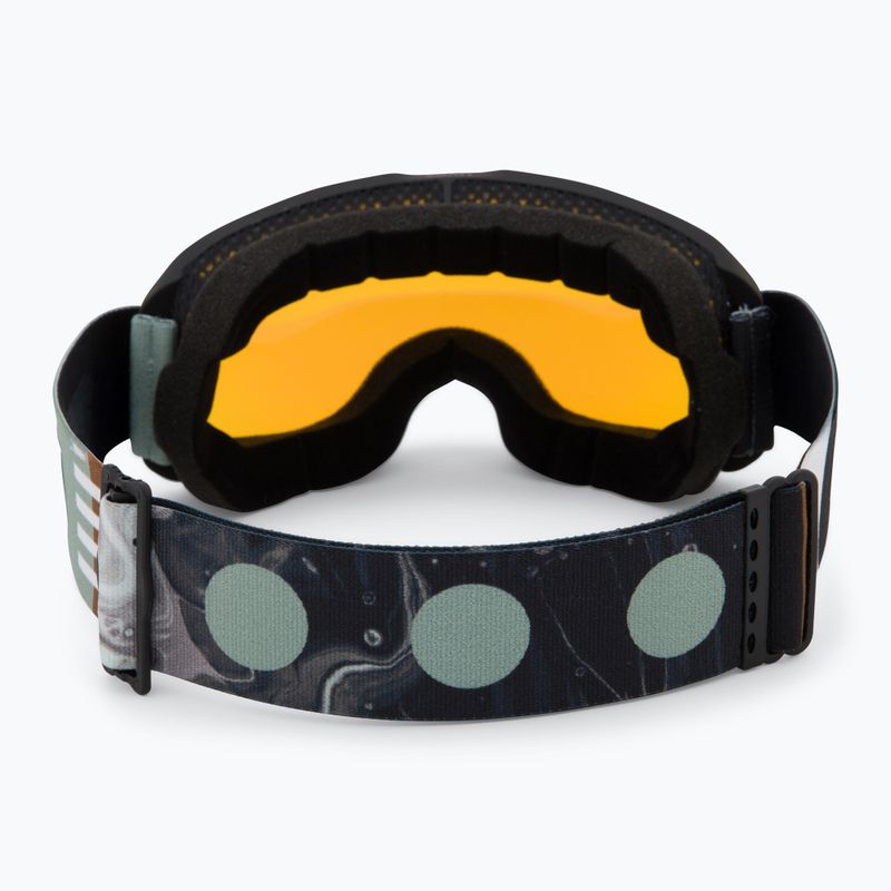 Gogle narciarskie UVEX Xcitd CV black matt/mirror opal yellow 3