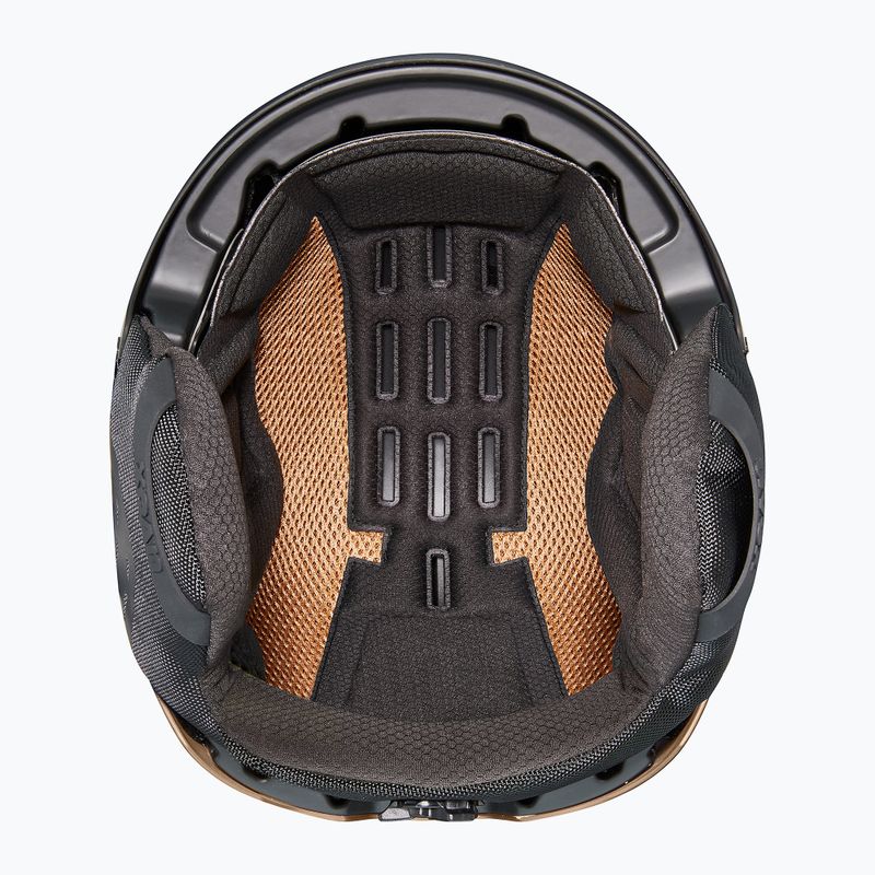 Kask narciarski UVEX Stance MIPS black/brown matt 14