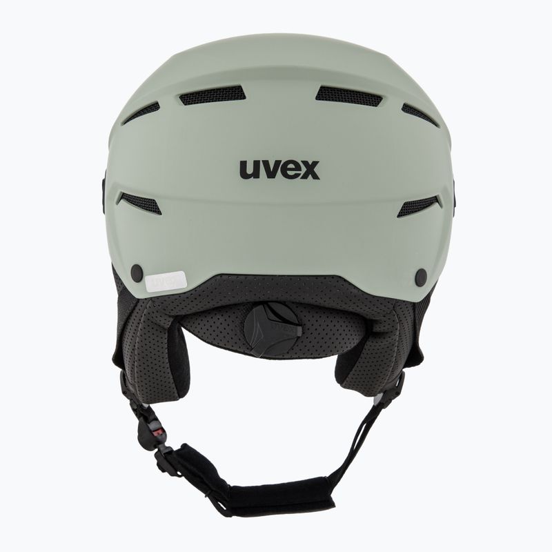 Kask narciarski UVEX Instinct Visor oxid green matt/mirror silver/smoke 4