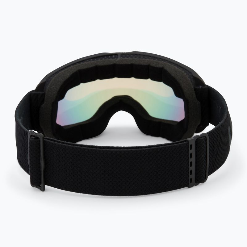 Gogle narciarskie UVEX Xcitd V black matt/mirror rainbow clear 3