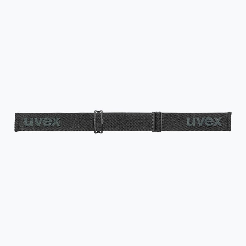 Gogle narciarskie UVEX Xcitd V black matt/mirror red clear 5