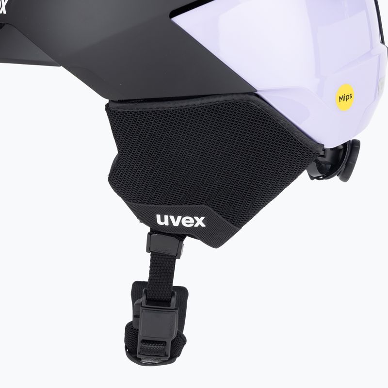 Kask narciarski UVEX Levitate MIPS black/lavender matt 8