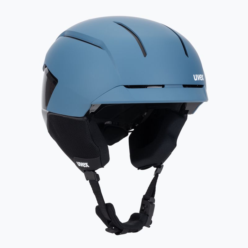 Kask narciarski UVEX Levitate MIPS stone blue/black matt