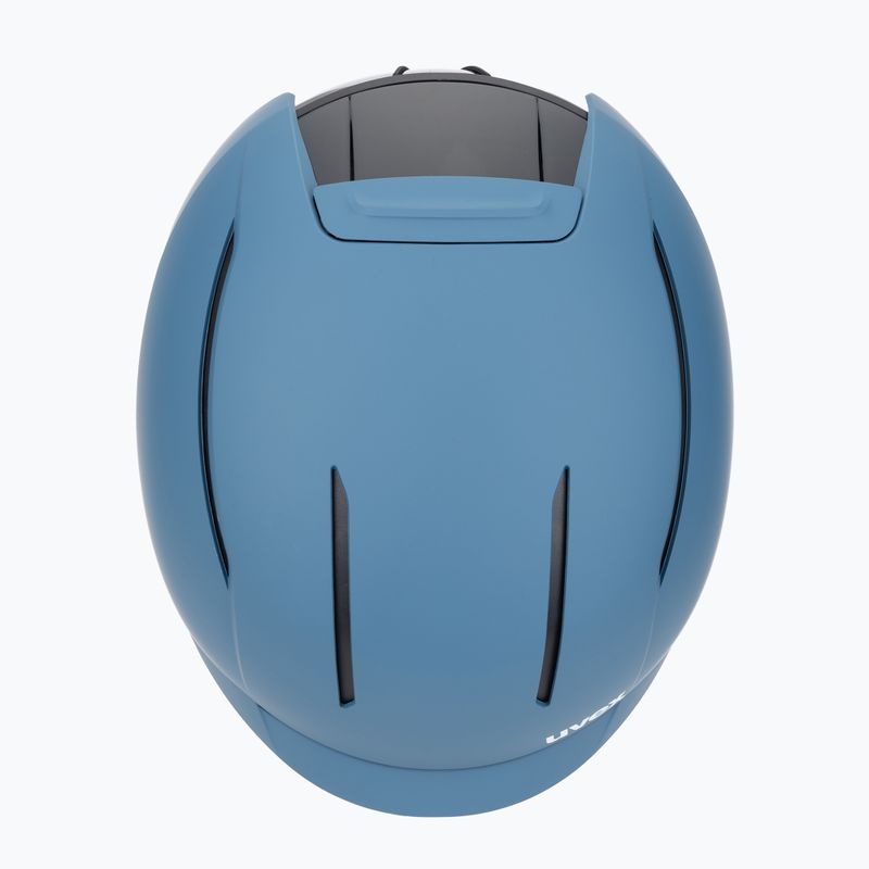 Kask narciarski UVEX Levitate MIPS stone blue/black matt 6