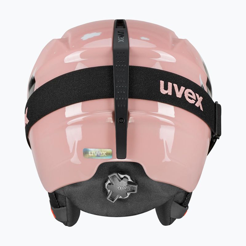 Kask narciarski dziecięcy UVEX Viti Set + gogle Speedy Pro pink penguin/lasergold lite 11