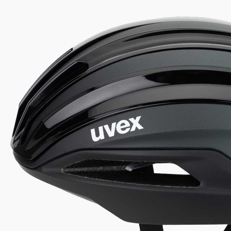 Kask rowerowy UVEX Surge Aero MIPS black/sage green matt 7