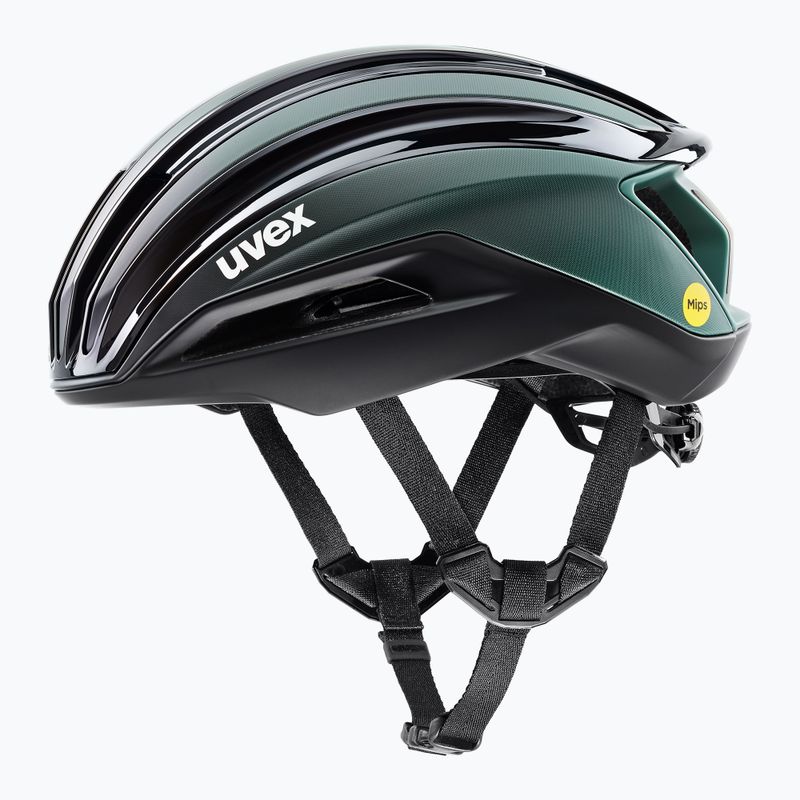 Kask rowerowy UVEX Surge Aero MIPS black/sage green matt 9