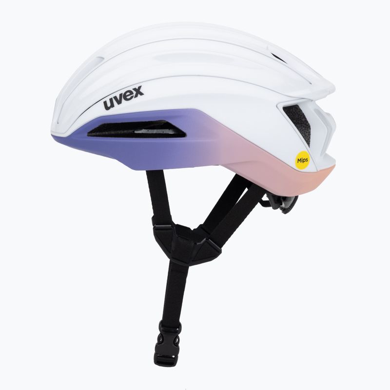 Kask rowerowy UVEX Surge Aero MIPS white/lilac apricot matt 3