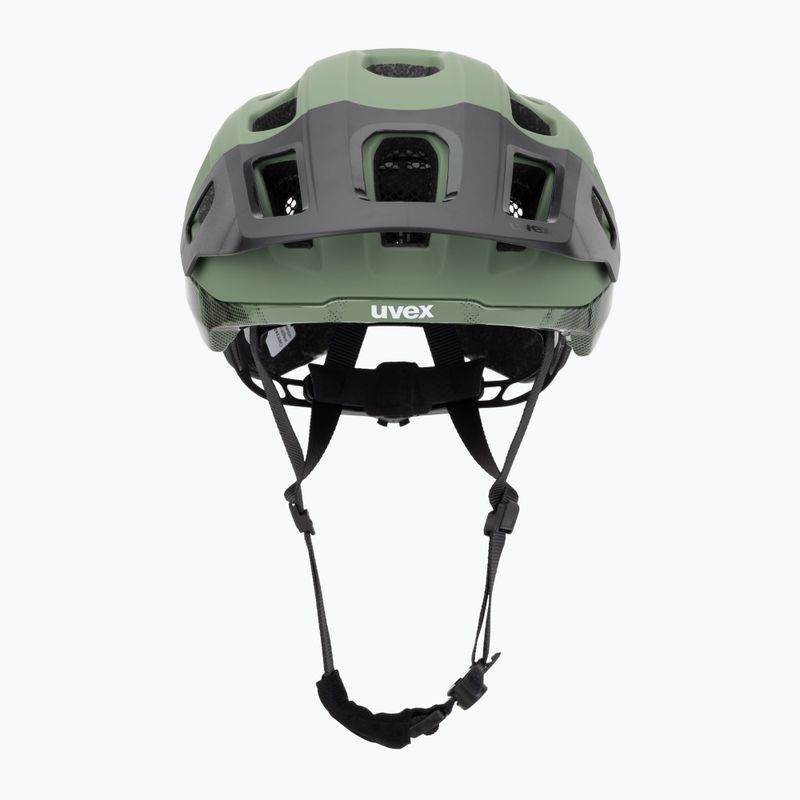 Kask rowerowy UVEX React MIPS moss green/black matt 2