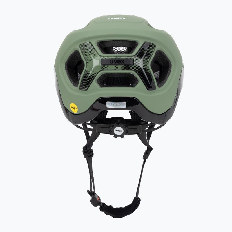 Kask rowerowy UVEX React MIPS moss green/black matt 4