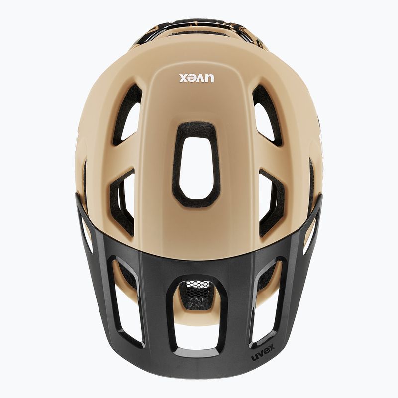 Kask rowerowy UVEX React MIPS desert/black matt 11